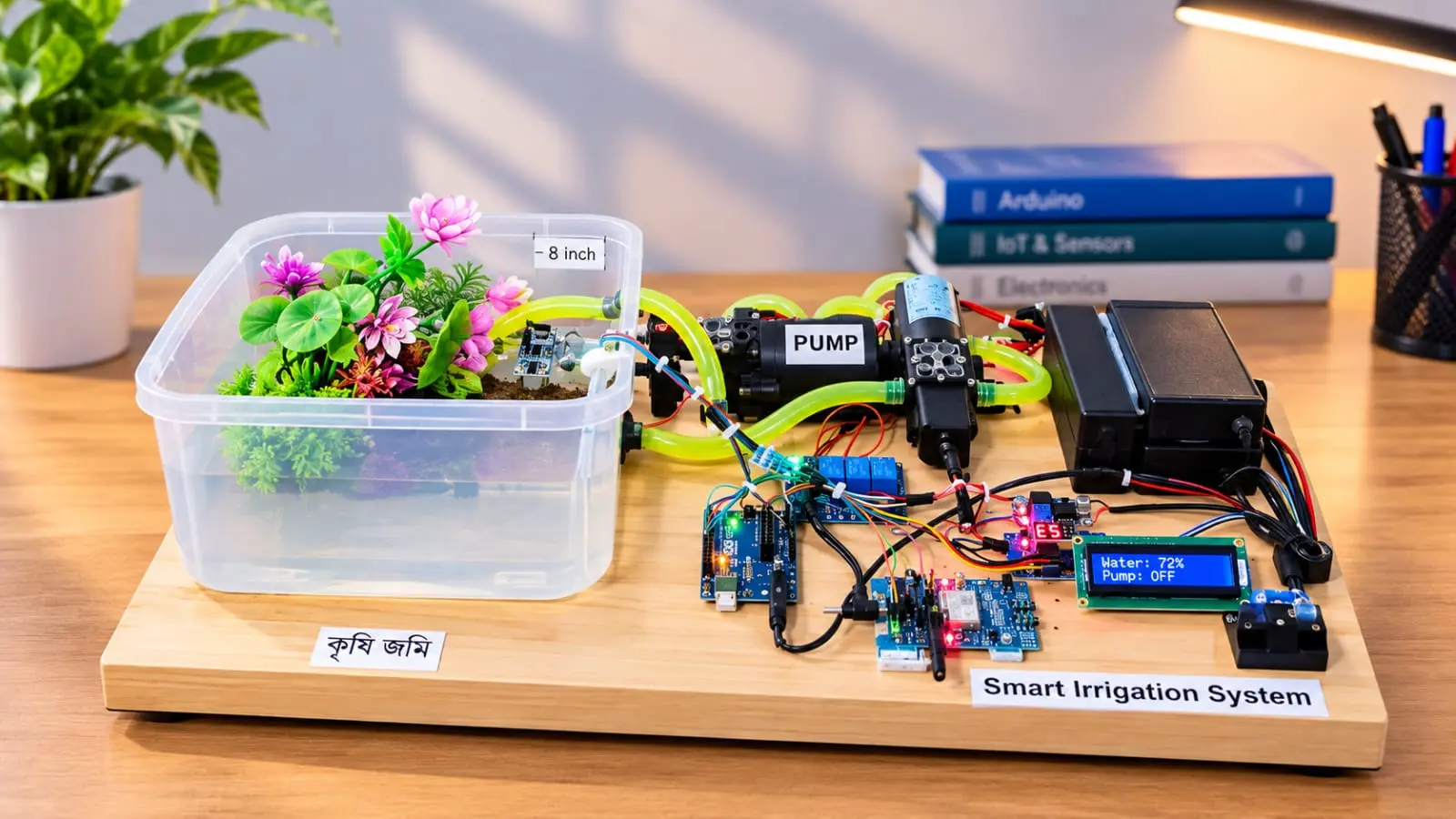 GSM Smart Irrigation & Automated Flood Control System